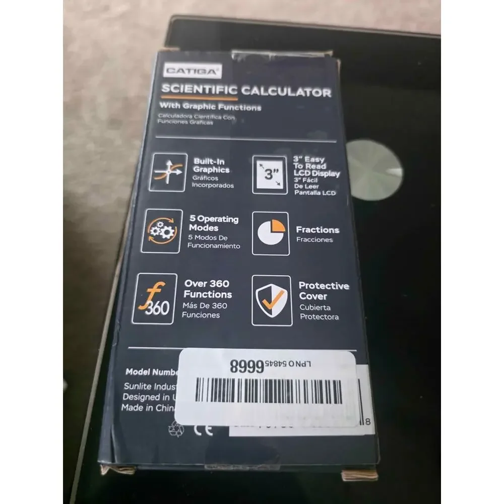 CATIGA Scientific Graphing Calculator with Graphic Functions, Multiple Modes